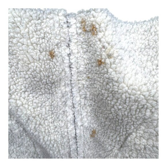 Pendleton Glacier Striped Wool Blend Fleece Vest Sherpa XL Outdoor Layering READ - Picture 5 of 7